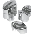 LA Choppers LA-7401-01 Chrome 1-1/2" Risers for 1" Harley Handlebars