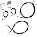 LA Choppers LA-8050KT-13B Black Vinyl Handlebar Cable/Brake Line Kit
