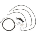 LA Choppers LA-8055KT-13 Stainless Braided Cable/Brake Line Kit for 12-14 Apes