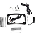 Custom Dynamics Plug & Play Run/Brake/Turn LED Radius License Plate Harley FL
