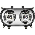 Custom Dynamics PG-RG-C ProGLOW Double-X LED Headlight Harley Road Glide 15'-24'