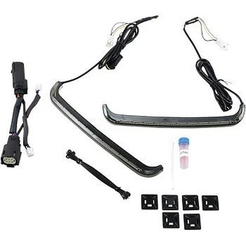 Custom Dynamic Smoke Non-Sequential Low-Profile Bagz LED Lights 10-13 FLHX/FLTRX