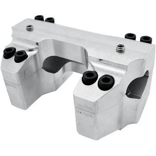 LA Choppers LA-7415-01 Raw Handlebar Top Clamp Set for 1" Harley