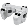 LA Choppers LA-7415-01 Raw Handlebar Top Clamp Set for 1" Harley