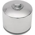 Drag Specialties 0712-0006 Chrome Magnetic Ring Oil Filter with Nut