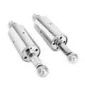 V-Twin 54-0161 Chrome Adjustable Length Shocks for Softail FLST/FXST 89-99