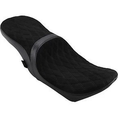 Drag Specialties 0801-1070 Low Profile Touring Seat- Yaffe Tanks - FL '08-'23