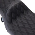Drag Specialties 0801-1490 Performance Predator 2Up Seat-Backrest - Flh '08-'23
