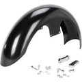 Klock Werks KWF-03-0010 Hugger Front Fender with Mounting Blocks for SoftailDyna