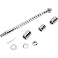 Drag Specialties 0214-0047 Chrome Axle Kit Rear - Chrome - '00-'05 Dyna