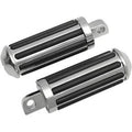 Drag Specialties DS-253696 Chrome Rail Foot Pegs - Harley Male Mount