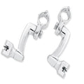 V-Twin 27-0208 360° Adjustable Passenger Footpeg Mount Kit Chrome