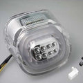V-Twin 33-1641 Chrome Lens Tail Lamp with LED Turn Signals
