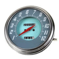 V-Twin 39-0891 Flh 2:1 Ratio Replica Gray-Blue Face Speedometer