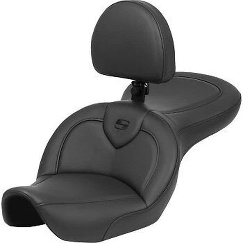 Saddlemen 896-05-187BR Roadsofa™ Standard Reach Seat- Black - Fxdwg '96-'23