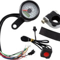 Drag Specialties 2210-0421 Black 1-7/8" Mini Programmable Electronic Speedometer