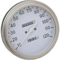 Drag Specialties DS-243876 White 5" FL-Style 2:1 Speedometer