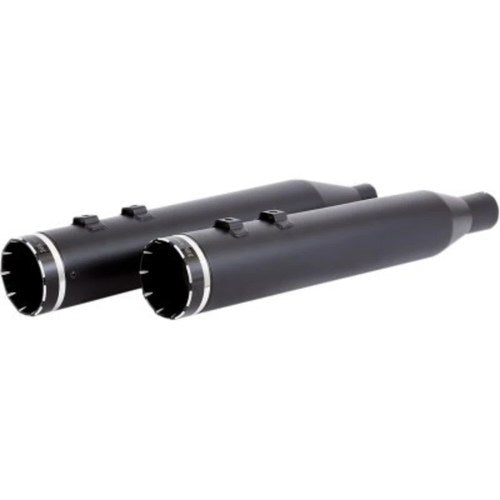 Khrome Werks 202835 Black Tracer 4.5" HP Plus Slip-On Mufflers for 17-24 Touring