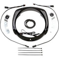 Ciro 45206 Black White/Amber LED Fang Headlight Bezel for 14-21 FLHT/FLHX