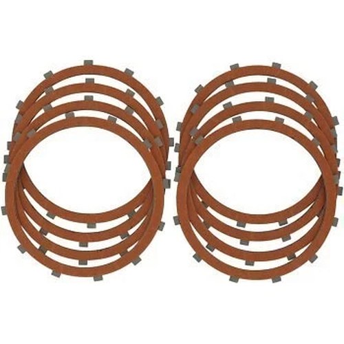 Drag Specialties Organic Friction Plate Kit (8) for Harley 71-Early 84 Sportster