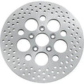 Drag Specialties 1710-1064 Drilled Rear Brake Rotor for 81-85 FLT/FLHT