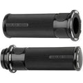 Arlen Ness 07-303 Black Fusion Slot Track Hand Grips for Harley Electronic Tbw