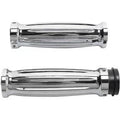 Accutronix GR101-IC Chrome Custom Grips Diamond for Harley Electronic Tbw