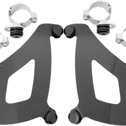 Memphis Shades Bullet Fairing Black Hardware Honda Stateline & Yamaha Stryker