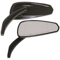 V-Factor 47065 Black 6" Custom Mirrors Convex Glass for Harley