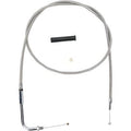 Drag Specialties 0650-1091 Stainless Braided Throttle Cable 48" - Braided