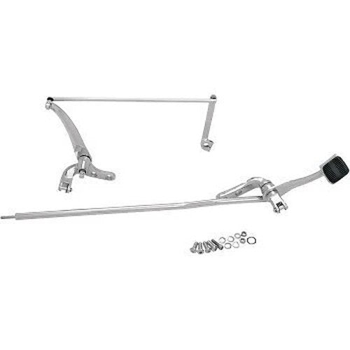 Drag Specialties 1622-0193 Chrome Forward Control Kit for 91-17 Fxd Dyna NO Pegs