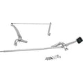 Drag Specialties 1622-0193 Chrome Forward Control Kit for 91-17 Fxd Dyna NO Pegs