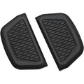 Kuryakyn 5903 Black Hex Passenger Floorboard Board Inserts for Harley D-Board
