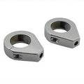 V-Twin 31-0304 Chrome Turn Signal Clamp Set for 35mm Forks