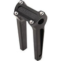 Thrashin Supply CO TSC-8000-1 Black 8" Straight Handlebar Risers for 1" Harley