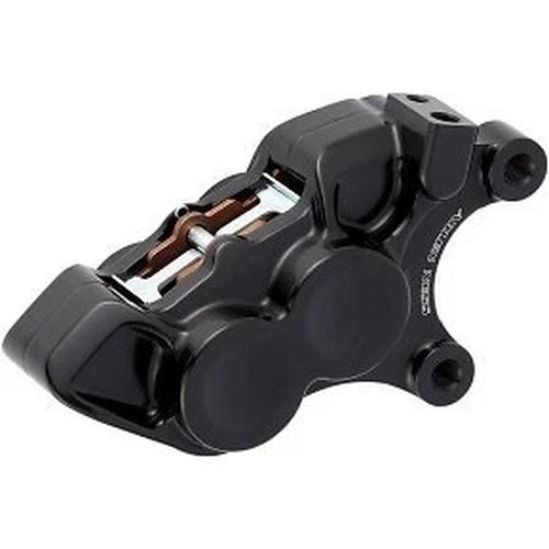 Arlen Ness 02-223 Black Front Right Ness Tech Four-Piston Caliper for 11.8"
