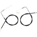 V-Twin 36-0858 Black Throttle and Idle Cable Set 34.25" L (ELBOW to Wire)