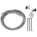 Drag Specialties 1741-2659 +6" Extended Length Stainless Steel Brake Line Kit