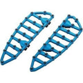 Arlen Ness 06-892 Blue MX Billet Driver Floorboards for 80-21 Touring 86-17 Flst