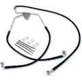 Drag Specialties 1741-2513 Extended Length Black Vinyl Brake Line Kit