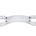 Chrome Fork Brace for Harley 49mm Fxd Dyna Glide Super Glide Low Rider Custom