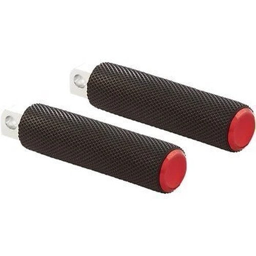 Arlen Ness 07-938 Red Knurled Male Mount Foot Peg for Harley Davidson