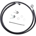 Drag Specialties 1741-2530 Extended Length +8" Black Vinyl Brake Line Kit
