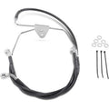 Drag Specialties 1741-2515 Extended Length Black Vinyl Brake Line Kit +2"