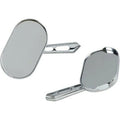 Kuryakyn 1430 Chrome Magnum Large Flat Glass Mirrors for all Harley Models 65-23