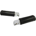 Drag Specialties 1620-1849 Black Rubber Passenger Foot Pegs for M8 Softail 18-24