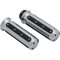 Kuryakyn 6122 Chrome Heavy Industry Hand Grips for Harley Electronic Throttle
