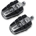 Kuryakyn 4470 Chrome Zombie Skull Foot Pegs for Harley Male Mount