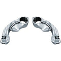 Kuryakyn 4520 Short Chrome Tour Tech Adjustable Highway Peg Mounts for 1-1/4"