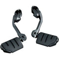 Kuryakyn 7584 Black Tour-Tech Adjustable Cruise Peg Mounts w Trident Dually Pegs